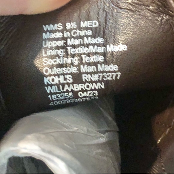 SO Women's Broccoli Lace Up/Zipper Combat Boots Brown Cognac Size 9.5 - Picture 6 of 6